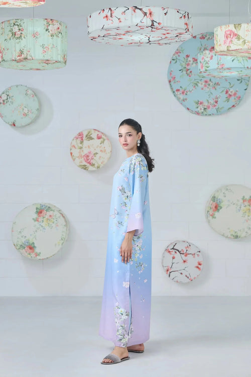 Azure Blossom 2-Piece - Parcus Fashions